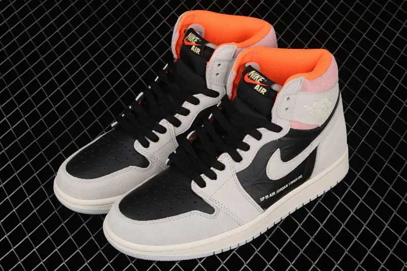 All categories Air Jordan Jordan series basketball shoes Air Jordan 1 High X version Air Jordan 1 "Neutral Grey" AJ1 Joe 1 gray pink suede/dirty pink 555088-018